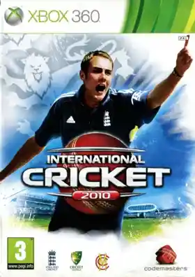 International Cricket 2010 (USA) box cover front